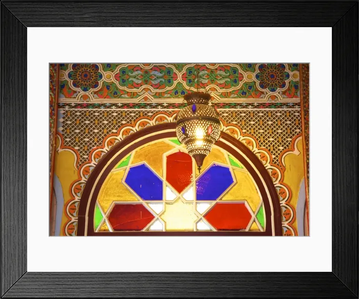 Framed Print : Interior Details of Continental Hotel, Tangier, Morocco, North Africa Framed Print : Interior Details of Continental Hotel, Tangier, Morocco, North Africa