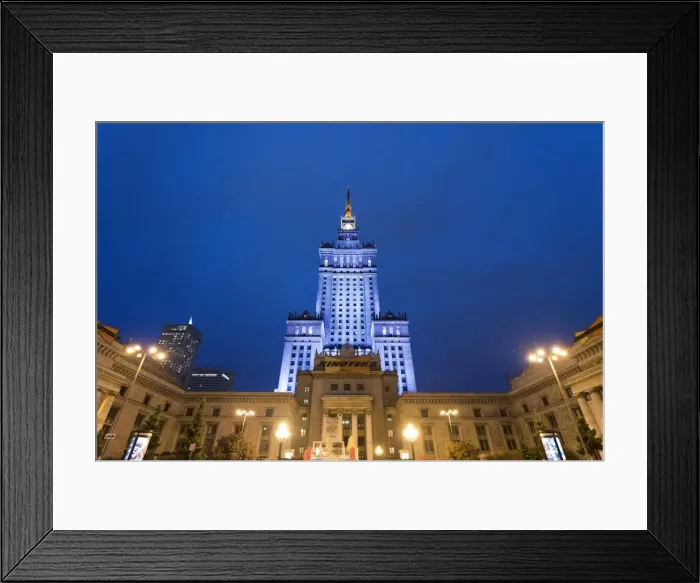 Framed Print : The Palace of Culture and Science, a gift from the USSR to Poland in 1955. Warsaw, Poland Framed Print : The Palace of Culture and Science, a gift from the USSR to Poland in 1955. Warsaw, Poland