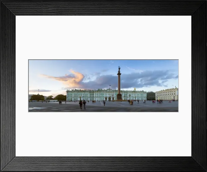 Framed Print : Russia, Saint Petersburg, Palace Square, Alexander Column and the Hermitage, Winter Framed Print : Russia, Saint Petersburg, Palace Square, Alexander Column and the Hermitage, Winter