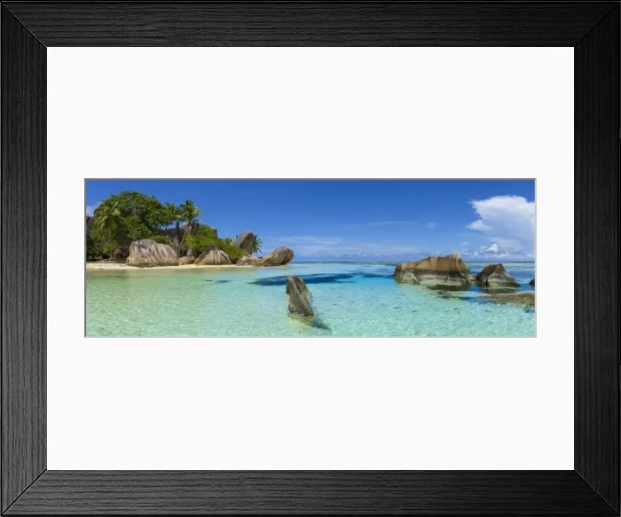 Framed Print : Anse Source d Argent beach, La Digue, Seychelles Framed Print : Anse Source d Argent beach, La Digue, Seychelles