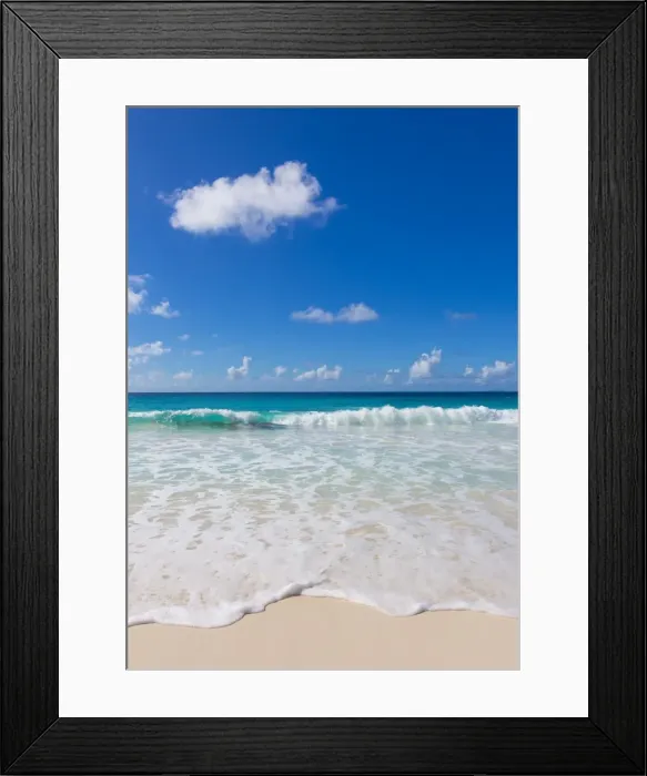 Framed Print : Petite Anse beach, La Digue, Seychelles Framed Print : Petite Anse beach, La Digue, Seychelles