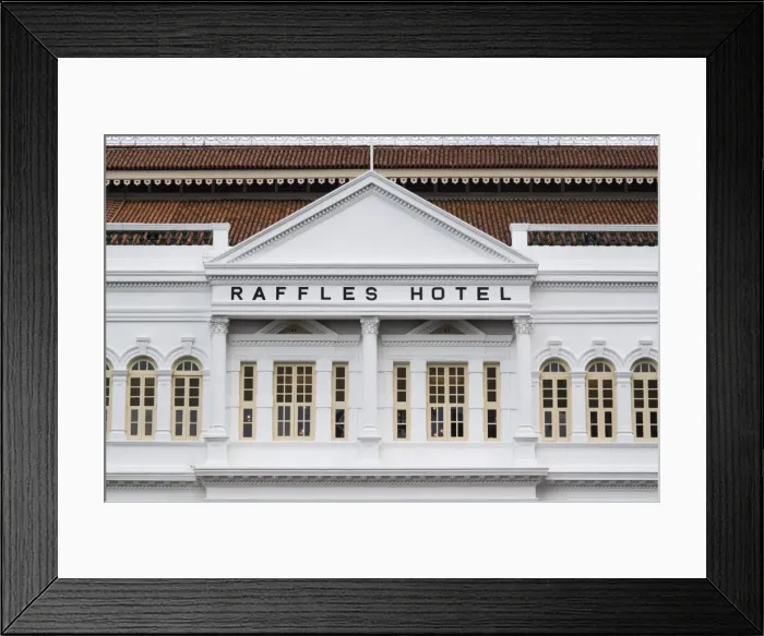 Framed Print : Singapore, Raffles Hotel, exterior Framed Print : Singapore, Raffles Hotel, exterior