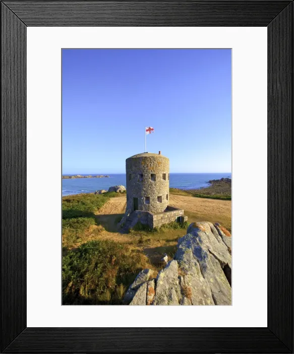 Framed Print : Martello Tower No 5, L Ancresse Bay, Guernsey, Channel Islands Framed Print : Martello Tower No 5, L Ancresse Bay, Guernsey, Channel Islands