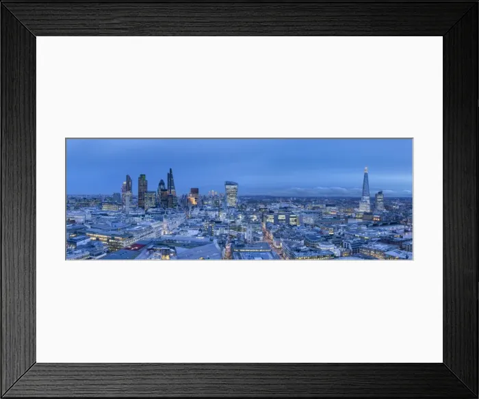 Framed Print : City of London skyline, London, England Framed Print : City of London skyline, London, England
