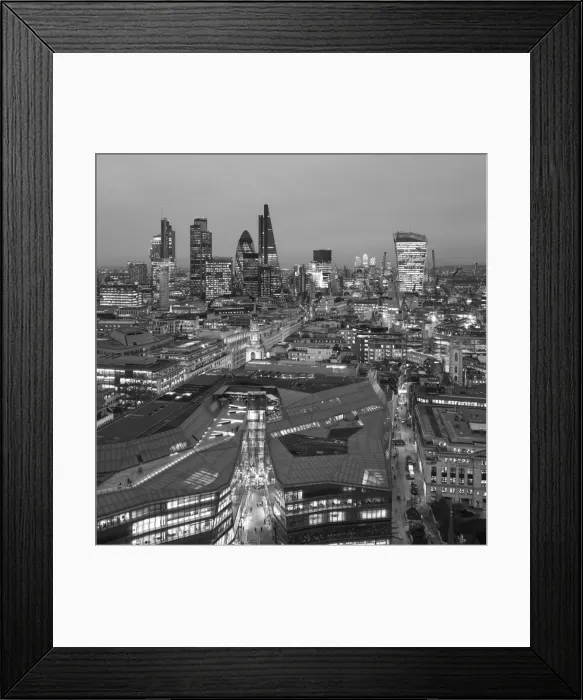 Framed Print : City of London skyline, London, England