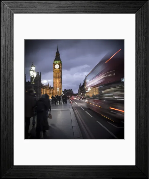 Framed Print : Big Ben, Houses of Parliament and Westminster Bridge, London, England Framed Print : Big Ben, Houses of Parliament and Westminster Bridge, London, England