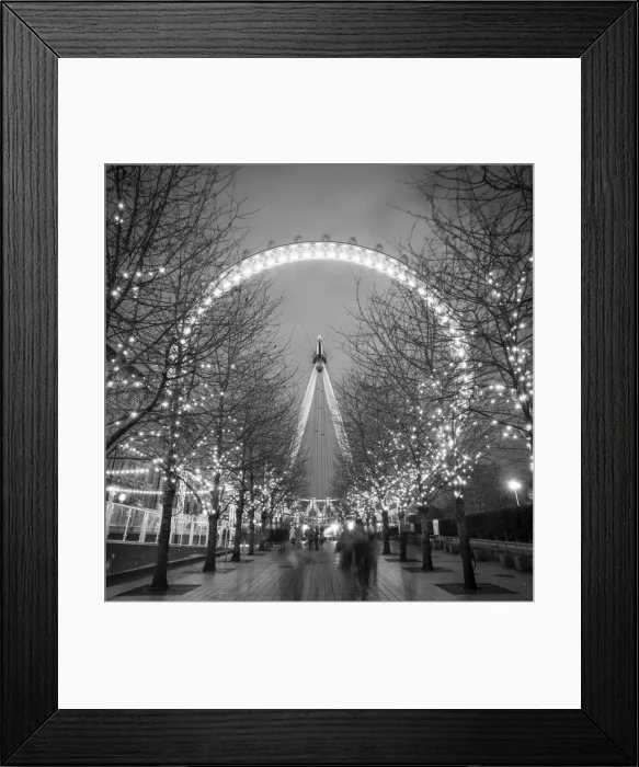 Framed Print : London Eye (Millennium Wheel), South Bank, London, England Framed Print : London Eye (Millennium Wheel), South Bank, London, England