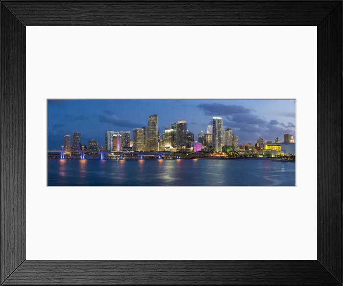 Framed Print : Downtown Miami skyline, Miami, Florida, USA, North America Framed Print : Downtown Miami skyline, Miami, Florida, USA, North America