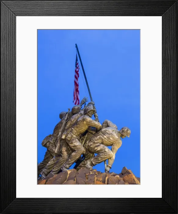 Framed Print : Time lapse of the Statue of Iwo Jima Us Marine Corps Memorial at Arlington National Cemetery Framed Print : Time lapse of the Statue of Iwo Jima Us Marine Corps Memorial at Arlington National Cemetery