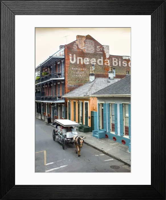 Framed Print : Louisiana, New Orleans, French Quarter, Dumaine Street, Historic Uneeda Biscuit Sign Framed Print : Louisiana, New Orleans, French Quarter, Dumaine Street, Historic Uneeda Biscuit Sign