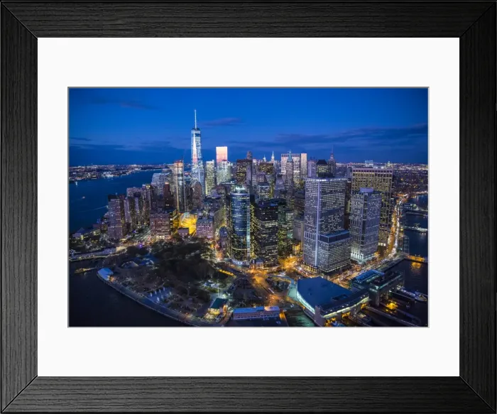 Framed Print : One World Trade Center and Lower Manhattan, New York City, New York, USA Framed Print : One World Trade Center and Lower Manhattan, New York City, New York, USA