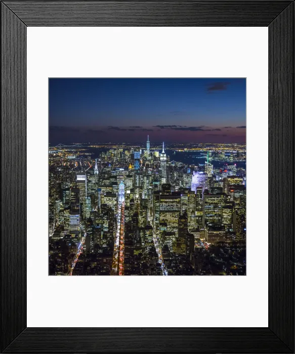 Framed Print : Midtown Manhattan, New York City, New York, USA Framed Print : Midtown Manhattan, New York City, New York, USA