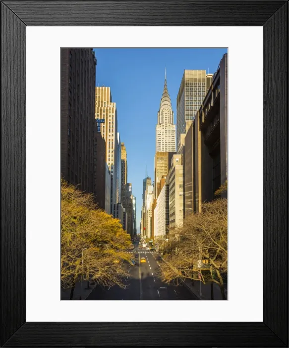 Framed Print : Chrysler Building, Manhattan, New York City, New York, USA