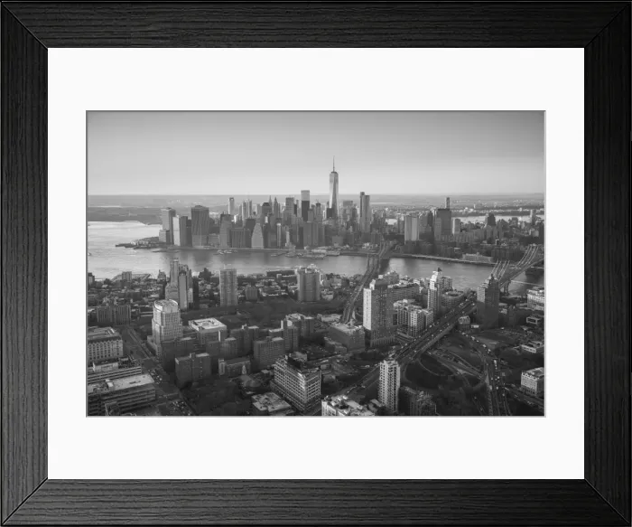 Framed Print : One World Trade Center, Manhattan and Brooklyn Bridges, Manhattan, New York City Framed Print : One World Trade Center, Manhattan and Brooklyn Bridges, Manhattan, New York City