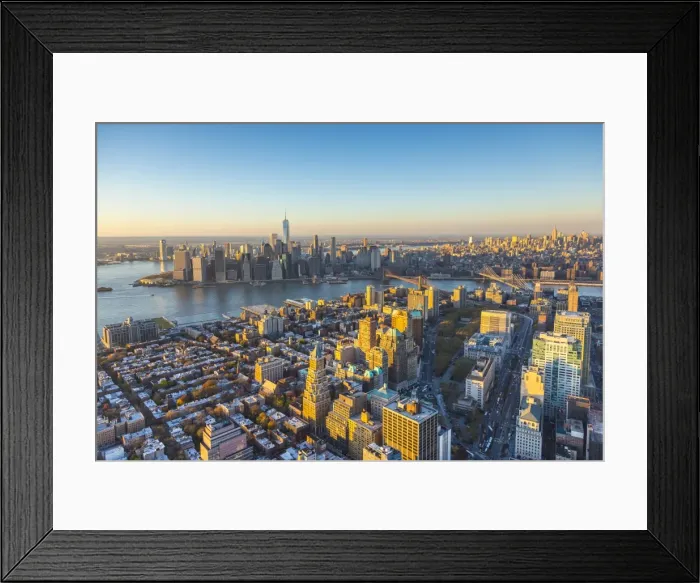 Framed Print : Lower Manhattan from Brooklyn, Manhattan, New York City, New York, USA Framed Print : Lower Manhattan from Brooklyn, Manhattan, New York City, New York, USA