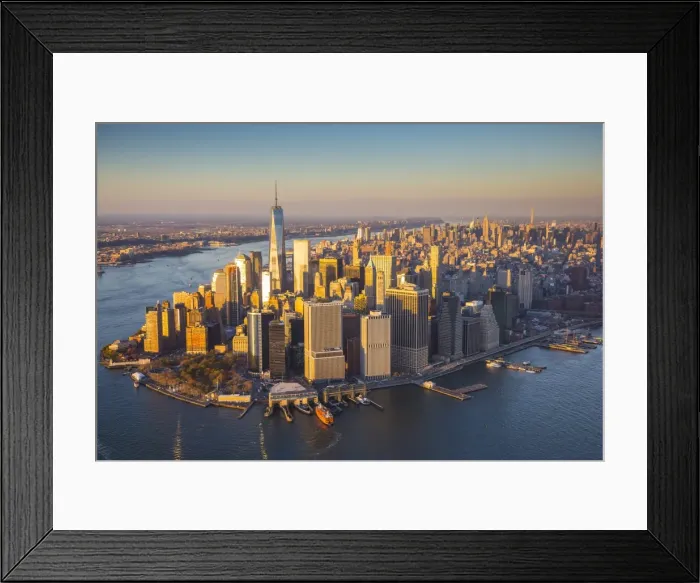Framed Print : One World Trade Center and Lower Manhattan, New York City, New York, USA Framed Print : One World Trade Center and Lower Manhattan, New York City, New York, USA