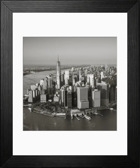 Framed Print : One World Trade Center and Lower Manhattan, New York City, New York, USA Framed Print : One World Trade Center and Lower Manhattan, New York City, New York, USA