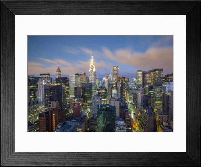 Framed Print : Chrysler Building and Empire State Building, Midtown Manhattan, New York City, New York Framed Print : Chrysler Building and Empire State Building, Midtown Manhattan, New York City, New York