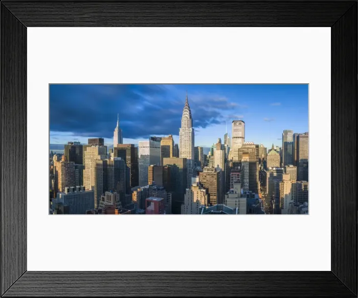 Framed Print : Chrysler Building and Empire State Building, Midtown Manhattan, New York City, New York Framed Print : Chrysler Building and Empire State Building, Midtown Manhattan, New York City, New York