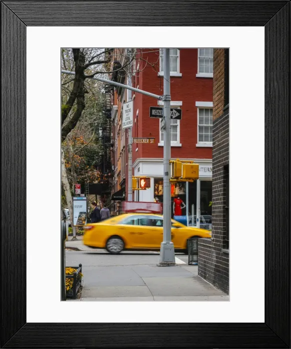 Framed Print : Bleeker Street, Greenwich Village, Manhattan, New York City, New York, USA