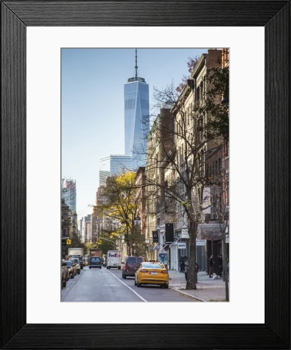 Framed Print : One World Trade Center from Soho, New York City, New York, USA Framed Print : One World Trade Center from Soho, New York City, New York, USA