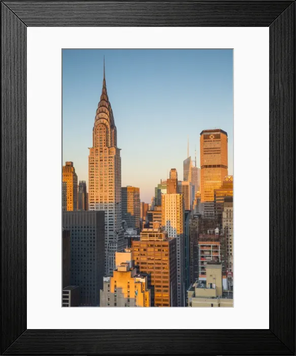 Framed Print : Chrysler Building, Manhattan, New York City, New York, USA