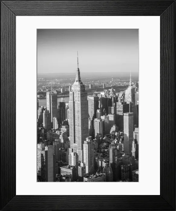 Framed Print : Empire State Building & Manhattan, New York City, New York, USA Framed Print : Empire State Building & Manhattan, New York City, New York, USA