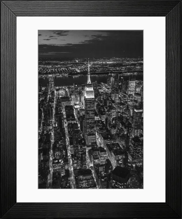 Framed Print : Empire State Building & Manhattan, New York City, New York, USA Framed Print : Empire State Building & Manhattan, New York City, New York, USA