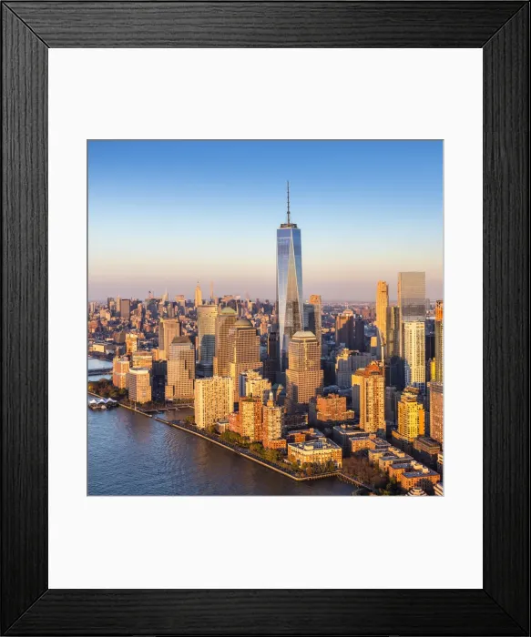 Framed Print : One World Trade Center & Lower Manhattan, New York City, New York, USA Framed Print : One World Trade Center & Lower Manhattan, New York City, New York, USA