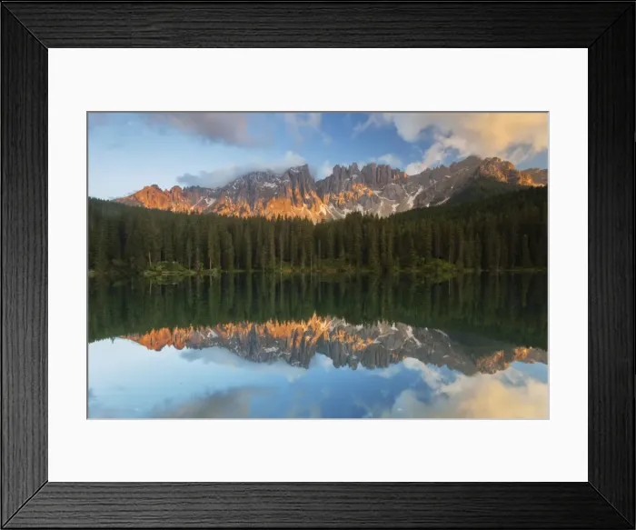 Framed Print : Carezza lake, Dolomites, Bolzano, Trentino Alto Adige, Italy Framed Print : Carezza lake, Dolomites, Bolzano, Trentino Alto Adige, Italy