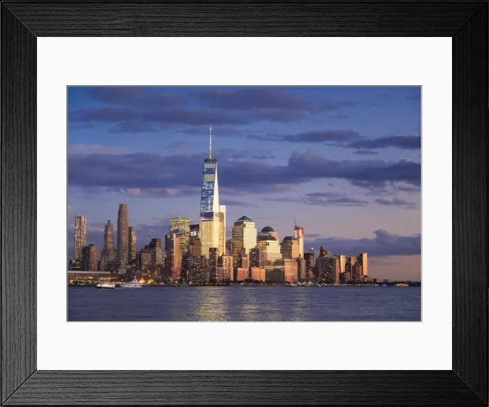 Framed Print : USA, New York, New York City, Lower Manhattan Skyline Framed Print : USA, New York, New York City, Lower Manhattan Skyline