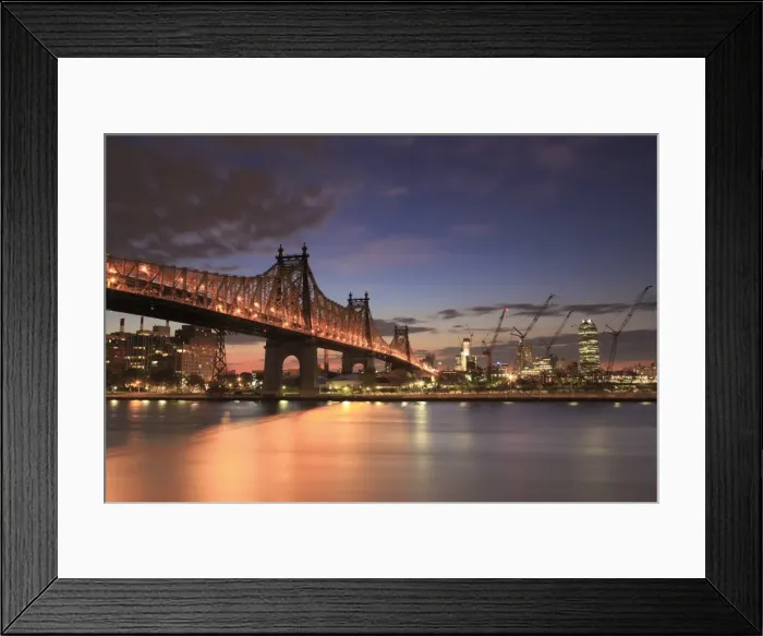 Framed Print : USA, New York, New York City, Manhattan, Ed Koch Queensboro Bridge Framed Print : USA, New York, New York City, Manhattan, Ed Koch Queensboro Bridge