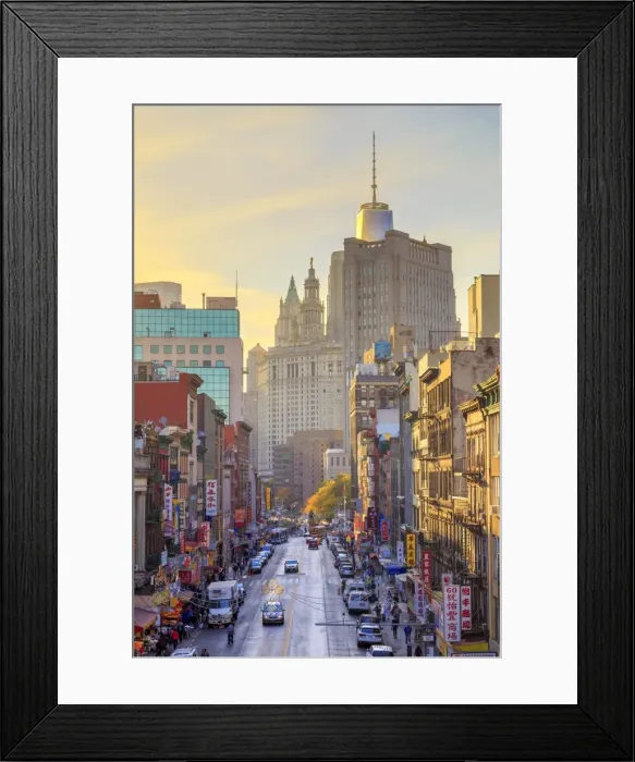 Framed Print : USA, New York, New York City, Manhattan, Chinatown Framed Print : USA, New York, New York City, Manhattan, Chinatown