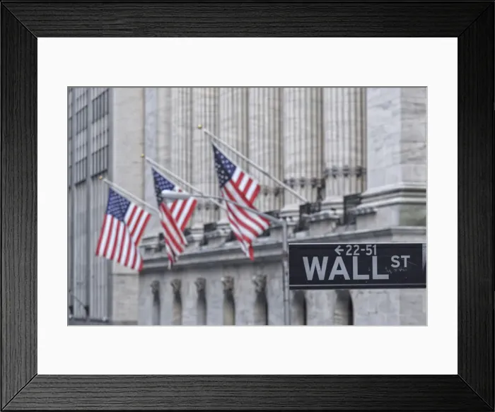 Framed Print : USA, New York, New York City, Lower Manhattan, Wall Street Framed Print : USA, New York, New York City, Lower Manhattan, Wall Street