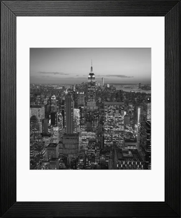 Framed Print : USA, New York, Manhattan, Top of the Rock Observatory, Midtown Manhattan and Empire Framed Print : USA, New York, Manhattan, Top of the Rock Observatory, Midtown Manhattan and Empire