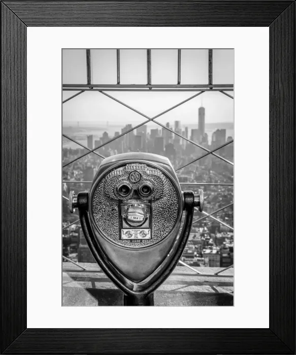 Framed Print : USA, New York, Manhattan, Lower Manhattan from Empire State Building, Freedom Tower Framed Print : USA, New York, Manhattan, Lower Manhattan from Empire State Building, Freedom Tower