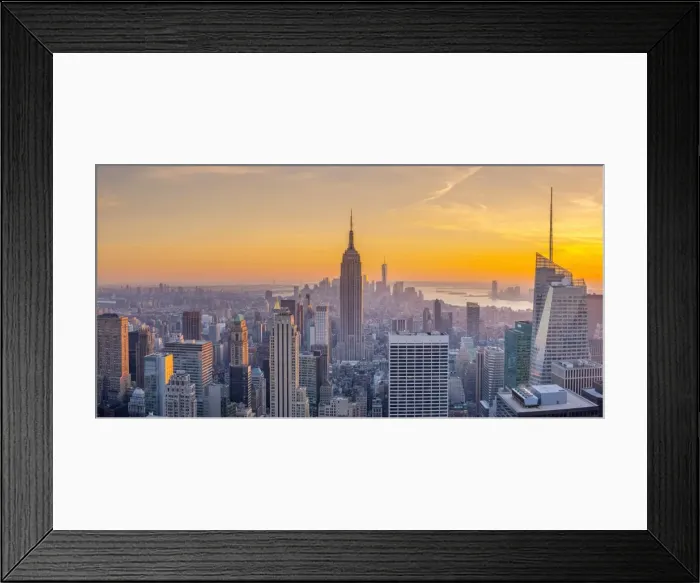 Framed Print : USA, New York, Midtown and Lower Manhattan, Empire State Building and Freedom Tower Framed Print : USA, New York, Midtown and Lower Manhattan, Empire State Building and Freedom Tower