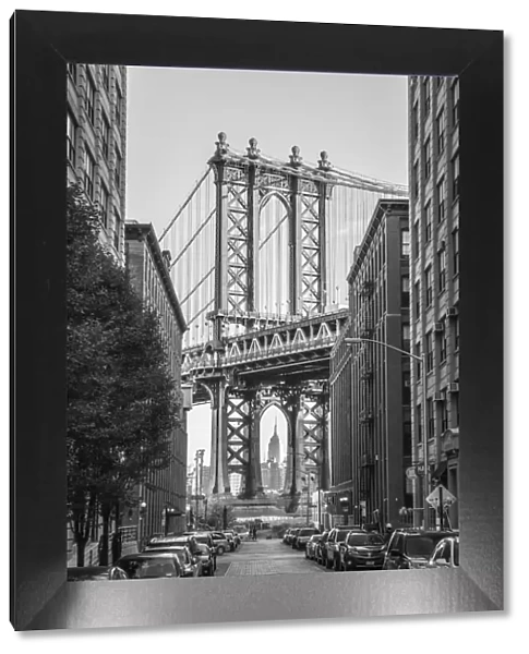 USA, New York, Brooklyn, Dumbo, Manhattan Bridge