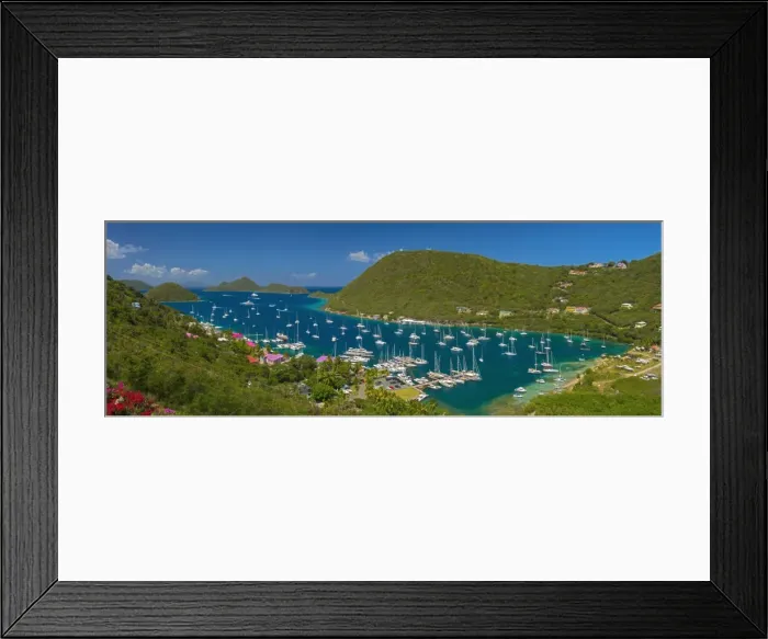 Framed Print : Caribbean, British Virgin Islands, Tortola, Sopers Hole Framed Print : Caribbean, British Virgin Islands, Tortola, Sopers Hole