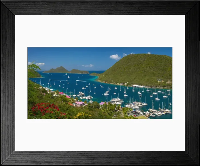 Framed Print : Caribbean, British Virgin Islands, Tortola, Sopers Hole Framed Print : Caribbean, British Virgin Islands, Tortola, Sopers Hole