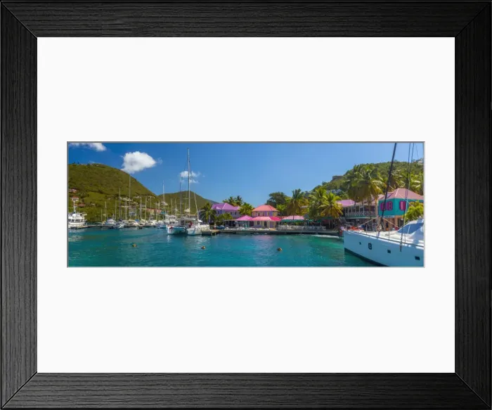 Framed Print : Caribbean, British Virgin Islands, Tortola, Sopers Hole Framed Print : Caribbean, British Virgin Islands, Tortola, Sopers Hole