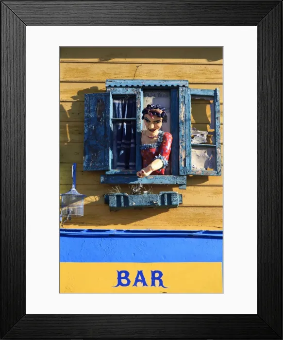Framed Print : Argentina, Buenos Aires, La Boca District, Tango Dancers Framed Print : Argentina, Buenos Aires, La Boca District, Tango Dancers