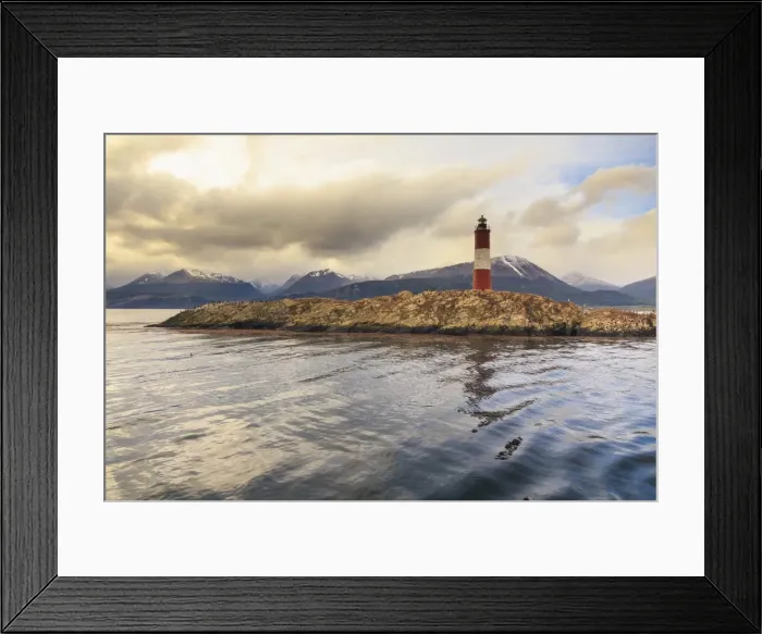 Framed Print : Argentina, Tierra del Fuego, Ushuaia, Beagle Channel, Les Eclaireurs Ligthouse Framed Print : Argentina, Tierra del Fuego, Ushuaia, Beagle Channel, Les Eclaireurs Ligthouse