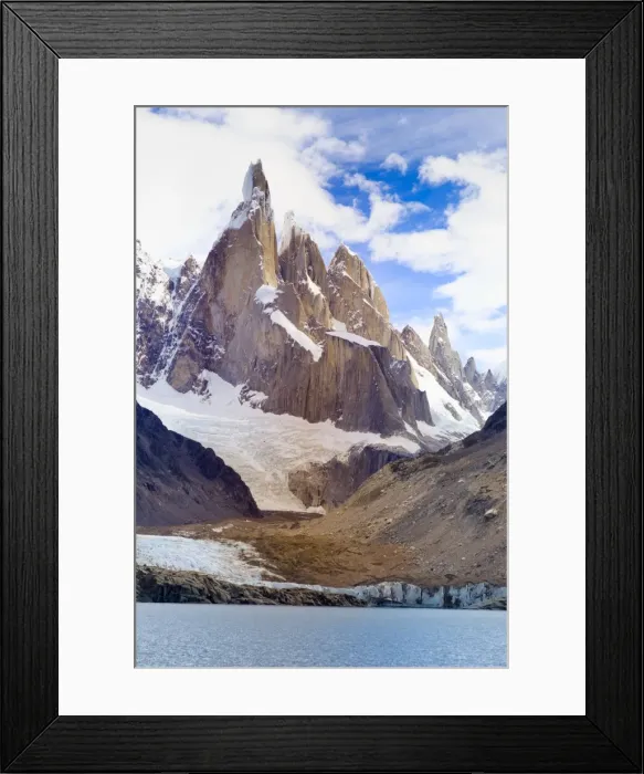 Framed Print : Argentina, Patagonia, El Chalten, Los Glaciares National Park, Laguna Torre and Cerro Framed Print : Argentina, Patagonia, El Chalten, Los Glaciares National Park, Laguna Torre and Cerro