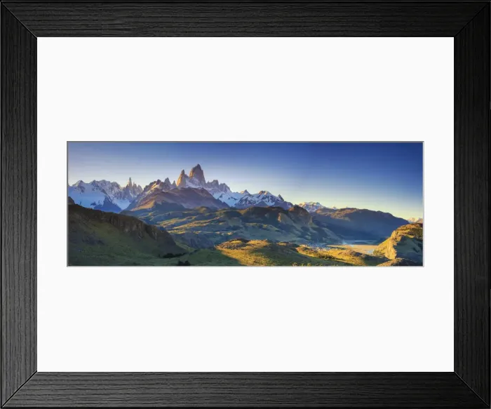 Framed Print : Argentina, Patagonia, El Chalten, Los Glaciares National Park, Cerro Torre and Cerro Framed Print : Argentina, Patagonia, El Chalten, Los Glaciares National Park, Cerro Torre and Cerro