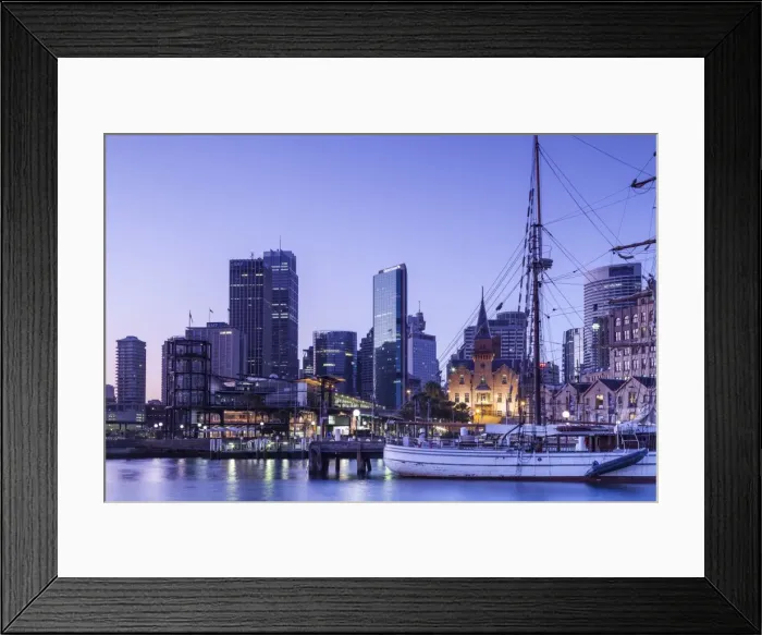 Framed Print : Australia, New South Wales, NSW, Sydney, Circular Quay, Campbells Cove, dawn Framed Print : Australia, New South Wales, NSW, Sydney, Circular Quay, Campbells Cove, dawn