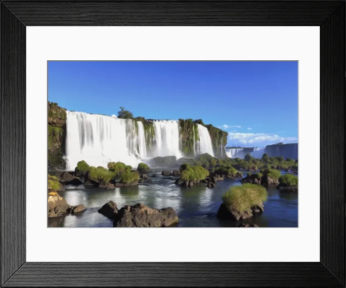 Framed Print : Brazil, Parana, Iguassu Falls National Park (Cataratas do Iguacu) (UNESCO Site), Devils Throat Framed Print : Brazil, Parana, Iguassu Falls National Park (Cataratas do Iguacu) (UNESCO Site), Devils Throat