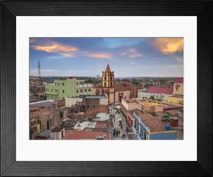 Framed Print : Cuba, Camaguey, Camaguey Province, City view looking towards Iglesia De Nuestra Señora De La Soledad Framed Print : Cuba, Camaguey, Camaguey Province, City view looking towards Iglesia De Nuestra Señora De La Soledad