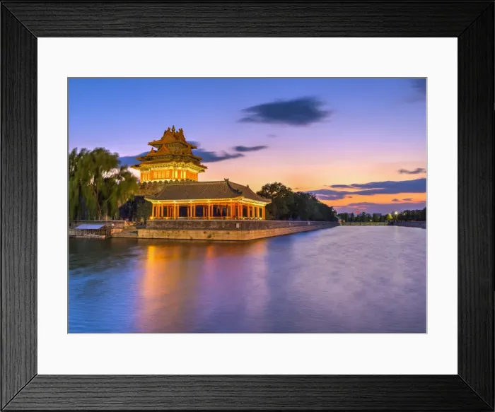 Framed Print : China, Beijing, Forbidden City, Palace Moat Framed Print : China, Beijing, Forbidden City, Palace Moat