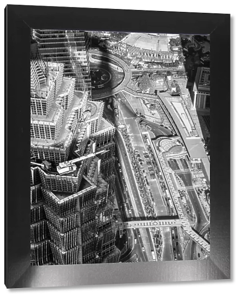 China, Shanghai, View over Pudong Financial District, Jin Mao Tower (near)